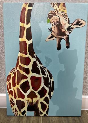 Картина жираф