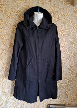(1164) отличный котоновый плащ/удлинённая куртка  jacqueline/размер 40
