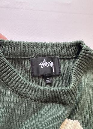 Stussy свитер green2 фото