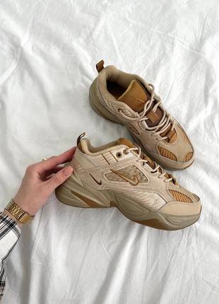 M2k tekno nike кросівки беж1 фото