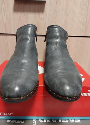 Качественные стильные удобные кожаные ботинки на флисе 5th avenue soft3 фото