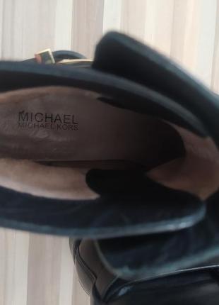 Шкіряні черевики michael kors8 фото