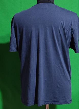 Мужская синяя футболка f&f coca cola, размер xl3 фото