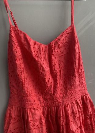 Жіноча літня сукня-сарафан коралового кольору, бренду  monsoon2 фото