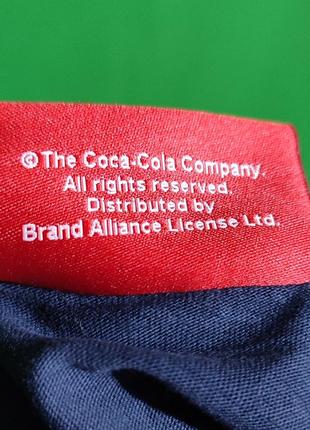 Мужская синяя футболка f&f coca cola, размер xl5 фото