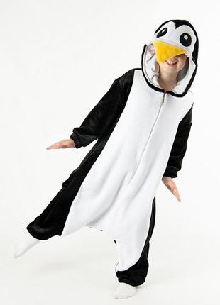 Кигуруми плюшевый комбинезон пингвин