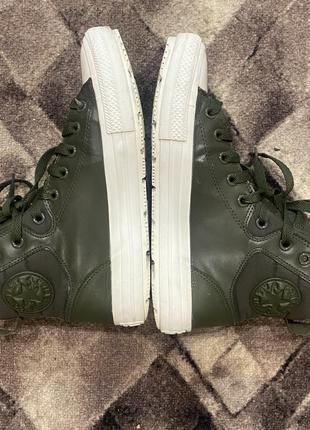 Convers chuck taylor all star hi berkshire cargo khaki5 фото