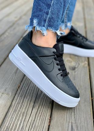 Кроссовки nike air force 1 sage low 'black'