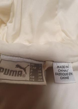 Пальто молочного цвета,бренд puma,нет одного язычка на змейке5 фото