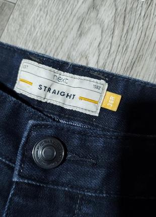 Мужские джинсы / next / штаны / темно-синие джинсы / мужская одежда / брюки /2 фото