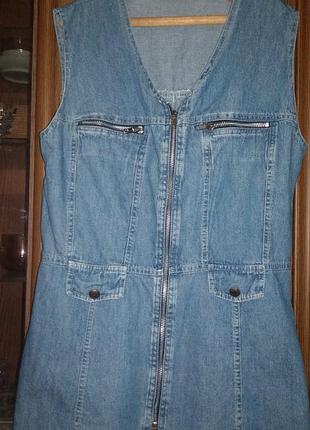 Жилетка безрукавка джинсова 🔥
