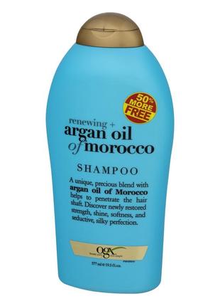 Американський професійний шампунь moroccan argan oil renewing treatment ogx usa,577мл4 фото