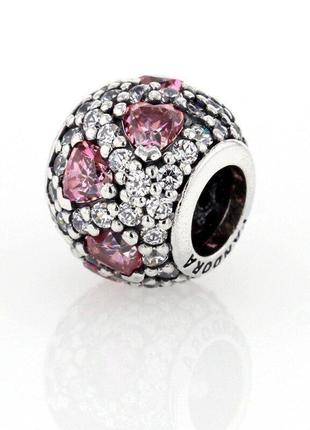 Серебряная бусина pandora шарм