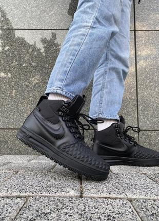 Nike duckboot black (хутро)6 фото