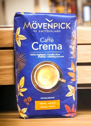 Кава в зернах movenpick caffe crema 500 г