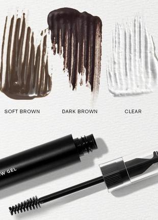 Hi-def brow gel soft brown -гель для моделирования бровей свет коричневый 7,4 мл