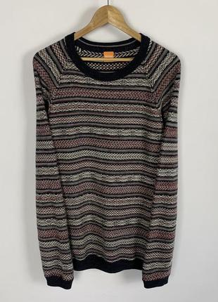 Светр світшот в смужку hugo boss