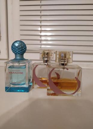 City rush glamour by avon, paradise by oriflame