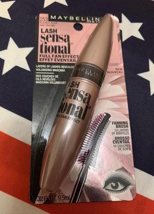 Американская тушь lash sensational от maybelline new york