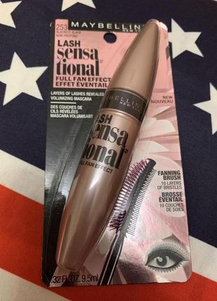 Американская тушь lash sensational от maybelline new york2 фото