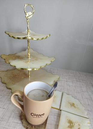 Фруктовница из эпоксидной смолы