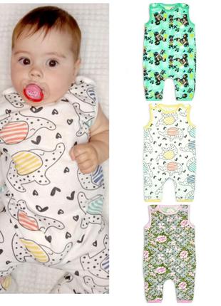 Напівкомбінезон дитячий теплий, для малюків, для хлопчика, для дівчинки, штани високі на кнопках комбінезон чоловічки