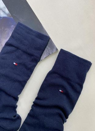 Чоловічі носки шкарпетки сині високі2 фото