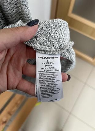 Жіночий сірий кардиган тепла накидка светр сіра кофта4 фото