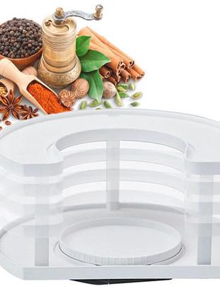 Спецівниця spice spinner two-tiered spice organizer незамінна помічниця в будинку1 фото