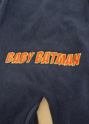 Флисовый человечек batman бэтмен флис теплый слип поддева7 фото