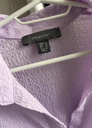 Женская сиреневая блуза новая primark2 фото