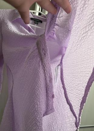 Женская сиреневая блуза новая primark3 фото