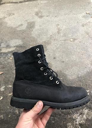 Черевики timberland waterproofs зимові на хутрі2 фото