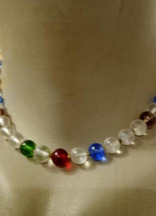 Бусы " разноцветные шарики"