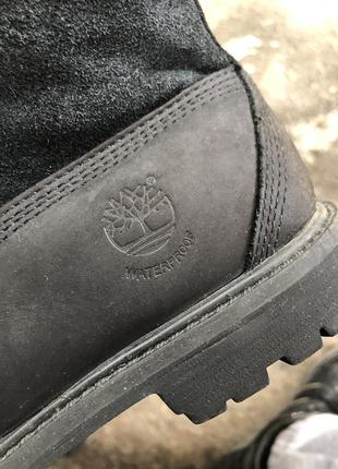 Черевики timberland waterproofs зимові на хутрі7 фото