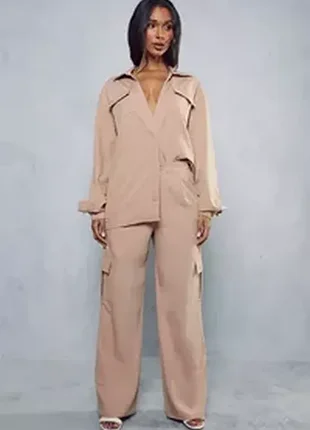 Мягкие люксовые карго брюки размера l от misspap