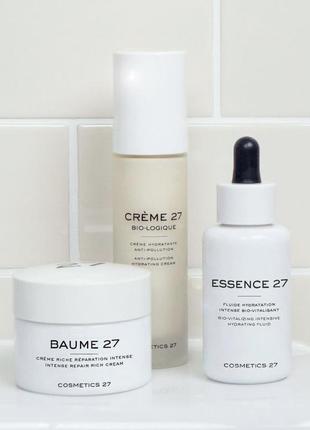 Питательный крем для интенсивного восстановления кожи лица cosmetics 27 baume 27 crème légère