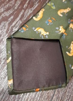 Винтажная коллекционная 100% шелк галстук от jacques heim paris made in atch6 фото
