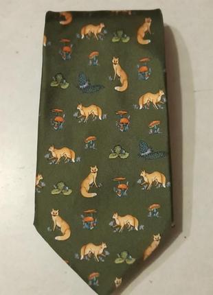 Винтажная коллекционная 100% шелк галстук от jacques heim paris made in atch2 фото
