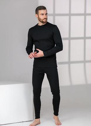 Тепла еластична термобілизна на флісі до -20° штани та кофта, чоловіча білизна термо фліс