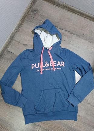 Кофта спортивная худи с капюшоном pull &amp; bear