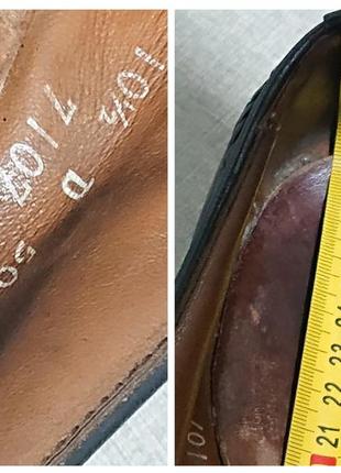 Мужские кожаные туфли лоферы# кисточки ellen edmonds usa ручная работа10 фото