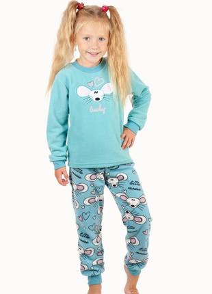 Піжама для дівчинки 💗 флісова піжама для дівчинки