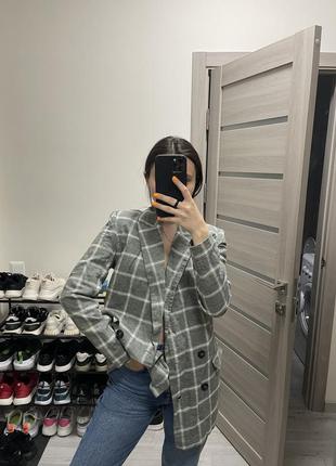 Женский пиджак в клетку от asos