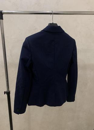 Синий пиджак mango женский блейзер жакет9 фото