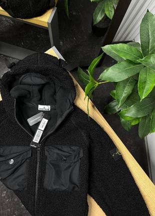 Stone island стон шерпа куртка соп худи