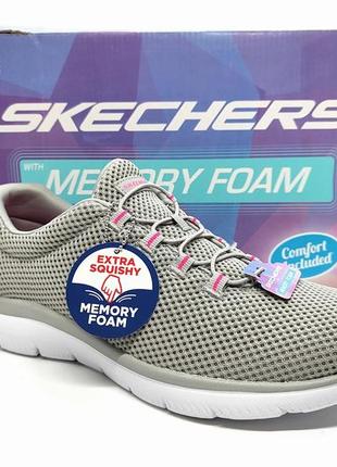 Легкие удобные кроссовки skechers оригинал1 фото