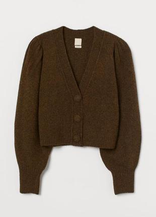 Шерстяной, шерстяной кардиган h&m, wool blend