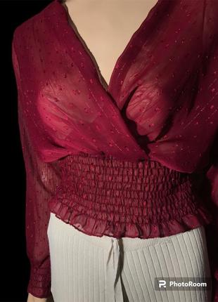 Блуза сетка,прозрачная2 фото