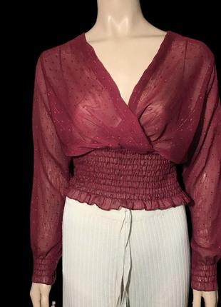 Блуза сетка,прозрачная5 фото